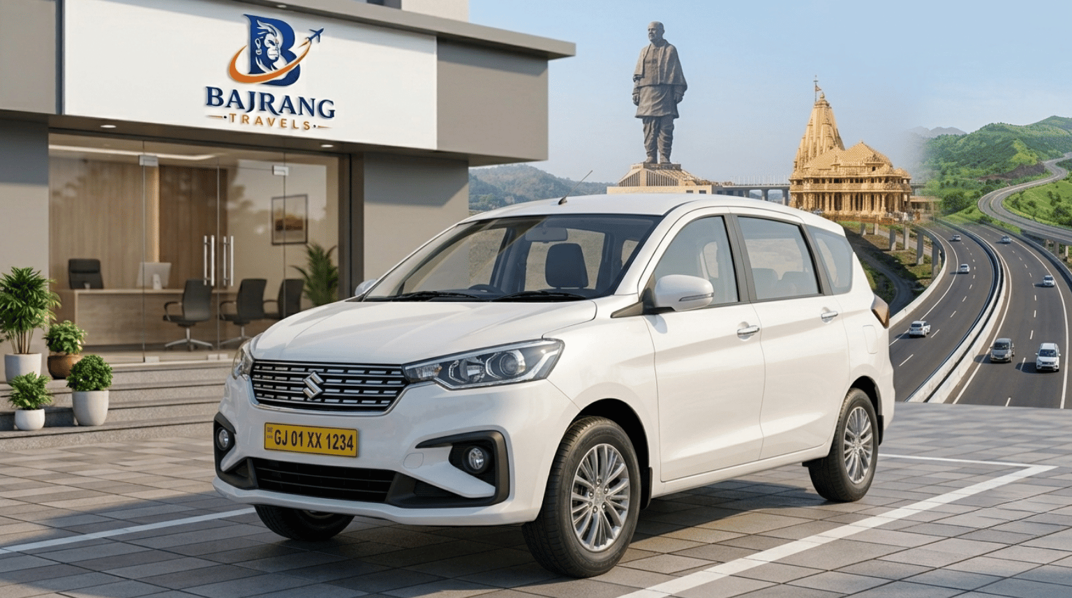 Bajrang Travels Ertiga cab