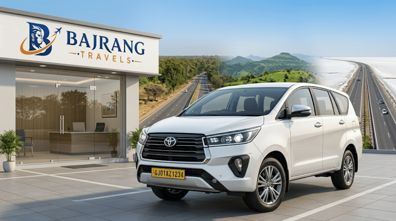 Bajrang Travels Innova Crysta cab