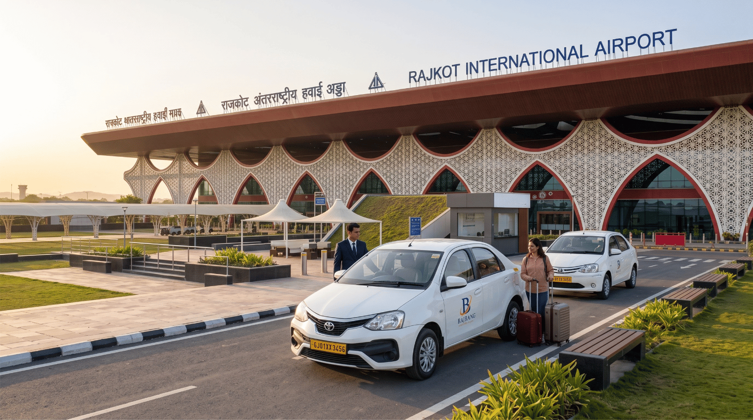 Bajrang Travels Taxi at Rajkot Hirasar International Airport