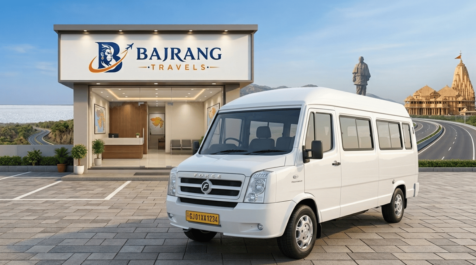Bajrang Travels Tempo Traveller cab